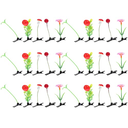 FOMIYES 30stücke Pflanzen-design Haarclips Simulation Blumen Clips Für Mädchen Kopf-schmuck Für Party Und Andere Anlässe von FOMIYES