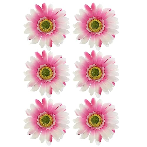 FOMIYES 12st -spitzenclip Plumeria-haarspange Sommerparty-clips Für Mädchen Gänseblümchen-clips Gänseblümchen-haarspange Blumen- Blumenhaar Die Blumen Stoffblumen Styling-clip Kind von FOMIYES