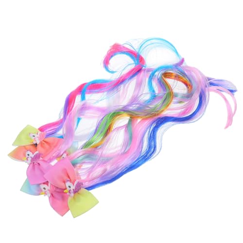 FOMIYES Haarteil Für Mädchen Kinder Haarverlängerungen Modisches Haarperücken-design von FOMIYES