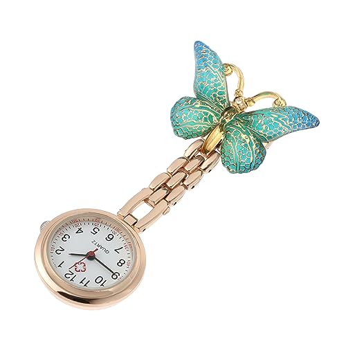 FOMIYES Hängende Taschenuhr Clip On Uhr für Krankenschwestern Brosche Langlebige Quartz Uhr für Frauen für und Alltag von FOMIYES