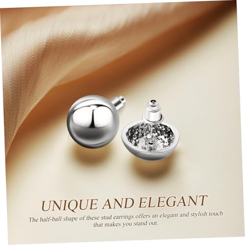 FOMIYES Halbkuppel Ohrstecker Damen Boho Tropfen Ohrringe Leicht Elegant Komfortabel Sicherer Halt Alltag Schmuck von FOMIYES