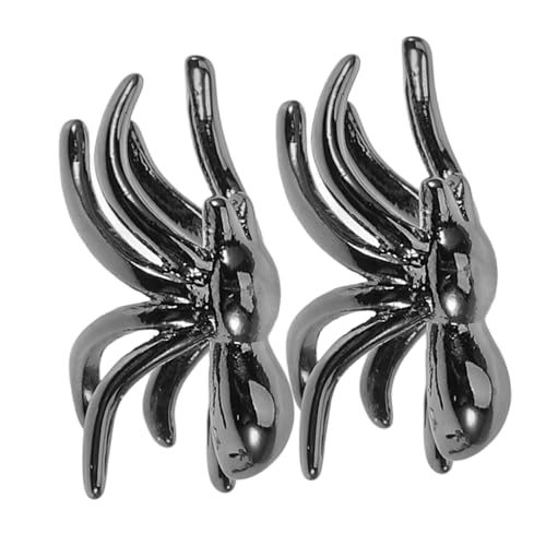 FOMIYES Halloween Ohrclip Vintage Spinne Ohrklemme Schwarz Punk Gothic Ohrschmuck Piercing Festival Horrormotiv Stilvoll für Damen und Mädchen von FOMIYES