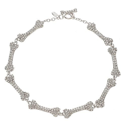 FOMIYES Halloween Rhinestone Halskette Im Knochen Design Clavicle Chain Für Besondere Anlässe Anlässe Wie Halloween von FOMIYES