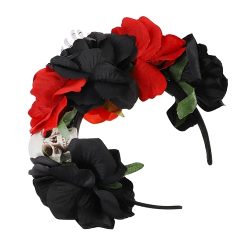 FOMIYES Haarband Halloween Mit Künstlicher Totenkopf Und Party Haarspange Für Junge Mädchen Kopfschmuck Für Kostümpartys Cosplay von FOMIYES