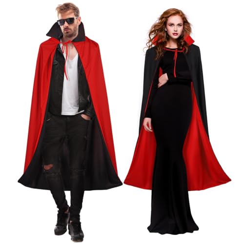 FOMIYES Halloween Umhang, Unisex Erwachsene Umhang mit Kapuze Halloween Weihnachtsumhang Vampir Cape Cosplay Kostüm Kinder Umhang, Kapuzenumhang für Halloween Weihnachten von FOMIYES