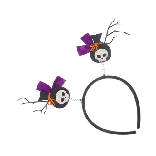 FOMIYES Halloween-stirnband Ausgefallenes Cosplay-kostüm Halloween -schädelstirnband Halloween-kopfschmuck Halloween-cosplay-stirnband Halloween-party-haarband Stirnbänder Gefühlt Black FOMIYES Halloween-stirnband Ausgefallenes Cosplay-kostüm Halloween -schädelstirnband Halloween-kopfschmuck Halloween-cosplay-stirnband Halloween-party-haarband Stirnbänder Gefühlt Black von FOMIYES