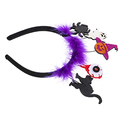 FOMIYES Halloween Stirnband Aus Filz Und Federn Für Cosplay Party Kopfbedeckung Accessoire Für Erwachsene von FOMIYES