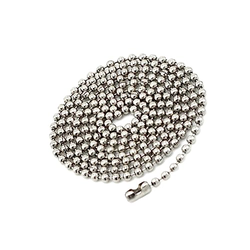 FOMIYES Halskette Titanstahl Perlenkette Silber Teiliges für Schmuckdesign Armbänder Langlebig Hautfreundlich FOMIYES Halskette Titanstahl Perlenkette Silber Teiliges für Schmuckdesign Armbänder Langlebig Hautfreundlich von FOMIYES