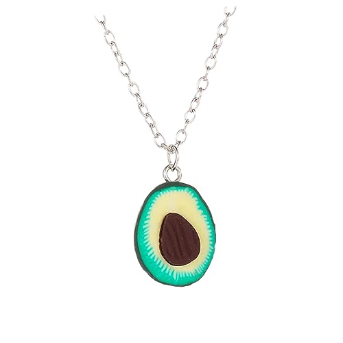 FOMIYES Halskette aus Ton Avocado-Schmuck Avocado-Halskette Halskette für Frauen initi Frauen Halskette von FOMIYES