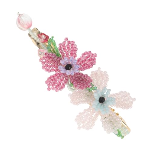 FOMIYES Handgefertigte Blumen-Haarklammern mit Perlenverzierung Leichte Verspielte Snap Clips mit Federmechanismus Haarschmuck für Mädchen und Frauen für Schule Party und Alltag FOMIYES Handgefertigte Blumen-Haarklammern mit Perlenverzierung Leichte Verspielte Snap Clips mit Federmechanismus Haarschmuck für Mädchen und Frauen für Schule Party und Alltag von FOMIYES