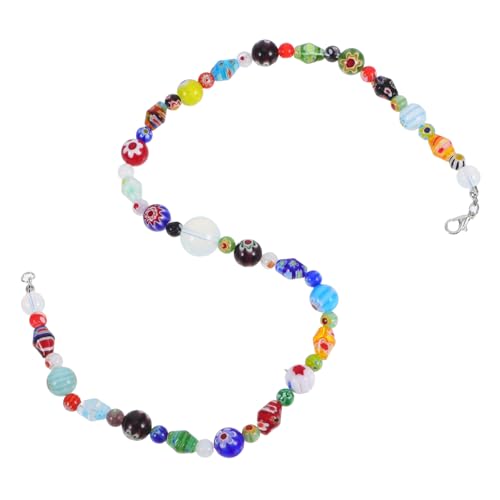 FOMIYES Handgefertigte Glasperlen Halskette für Frauen Stilvolles DIY Opal Schmuckstück für und Besondere Anlässe FOMIYES Handgefertigte Glasperlen Halskette für Frauen Stilvolles DIY Opal Schmuckstück für und Besondere Anlässe von FOMIYES