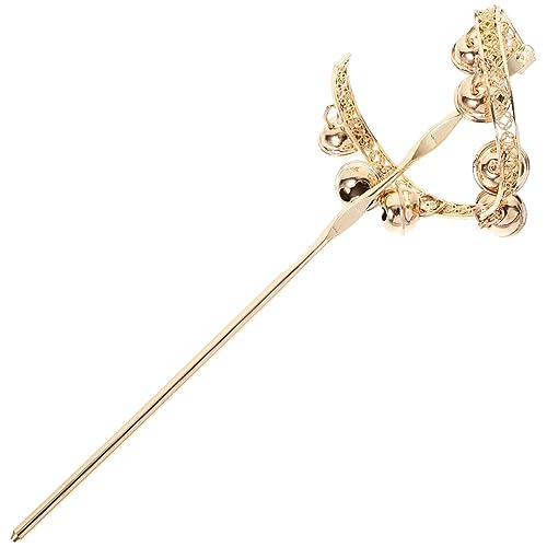 FOMIYES Handgefertigte Vintage Haarspange Mit Glocken Für Frauen Elegantes Haarschmuck Accessoire Für Hochsteckfrisuren Haarstab Für Formelle Anlässe Ideal Für Hochzeiten Und von FOMIYES