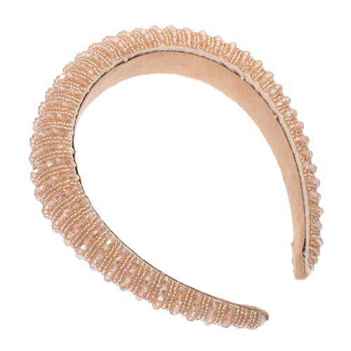 FOMIYES Handgefertigtes Gepolstertes Damen Haarband mit Perlenbesatz Eleganter Barockstil Komfortabel und für Partys und Festliche Anlässe FOMIYES Handgefertigtes Gepolstertes Damen Haarband mit Perlenbesatz Eleganter Barockstil Komfortabel und für Partys und Festliche Anlässe von FOMIYES