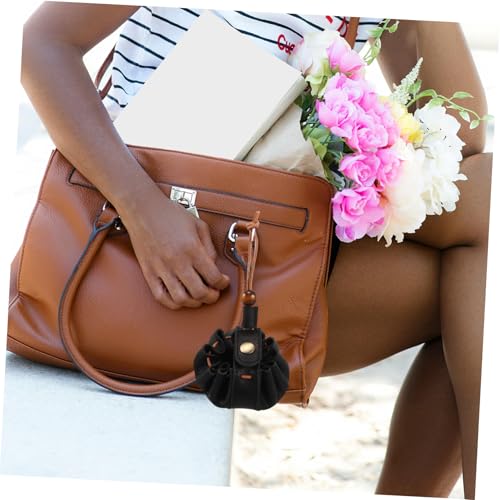 FOMIYES Handgefertigtes münzetui mit Kordelzug Kleines Damen Portemonnaie Vielseitig für Münzen Lippenstift Schlüssel und Zubehör Kompakt und Handlich Stilvolles Mini Accessoire in von FOMIYES