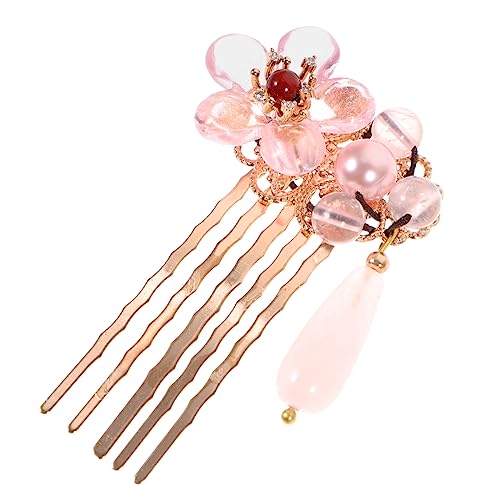 FOMIYES Retro Haarschmuck Mit Quaste Und Kunstblume Handgefertigter Haarnadel Für Frauen Und Mädchen Für Hanfu Hochzeiten Feiern Und Cosplay von FOMIYES