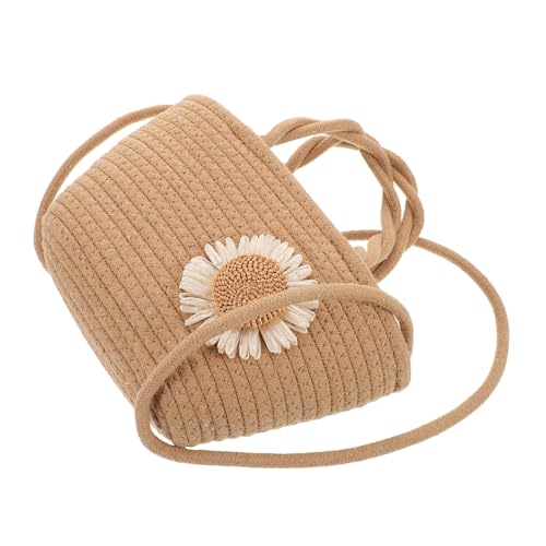 FOMIYES Handgewebte Baumwolltasche mit Schulterriemen für Damen Vielseitige Crossbody und Handheld Optionen für Strand und Alltag FOMIYES Handgewebte Baumwolltasche mit Schulterriemen für Damen Vielseitige Crossbody und Handheld Optionen für Strand und Alltag von FOMIYES