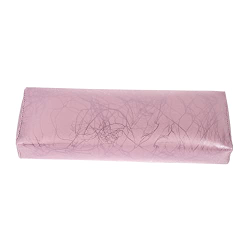 FOMIYES Handkissen aus Nagelleder Maniküre Handkissen Nagelkissen Handauflage geformt Maniküre-Kissen Arm Nägel nailing tool Manicure tool Maniküre-Handhalter handkissen nagelkunst Pu Rosa von FOMIYES