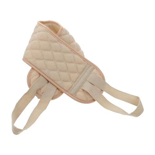 FOMIYES Handtuchschrubber Für Den Rücken Waschlappen Körperpeeling-handschuh Großes Handtuch Reinigungstücher Pads Badematte Handtuch Badebürste Handhaben Schrubben Sie Polyester Khaki von FOMIYES