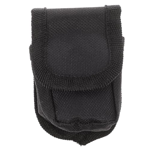 FOMIYES Hartschalen Aufbewahrungstasche für Fingertip Blutsauerstoffmessgerät Stoßfestes Nylon mit Innenfach Praktischer Organizer für Zuhause und Unterwegs Schwarz von FOMIYES