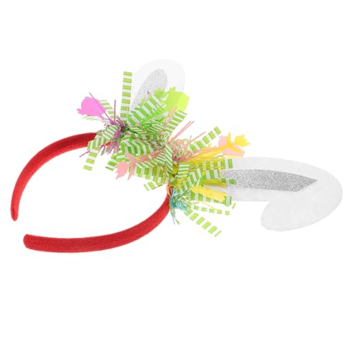 FOMIYES Hasenohren Stirnband Für Damen Und Junge Mädchen Bunter Kaninchenohr Haarband Mit Osterhasen Ohren Für Frühlingsfestdekoration Vielseitig Verwendbares Tierohren von FOMIYES