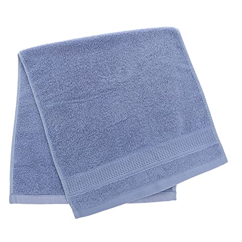 FOMIYES Haushaltshandtuch Aus Baumwolle Bad Babyhandtuch Mit Kapuze Leinen Tücher Badetuch Aus Baumwolle Kühlung Nass Mikrofaser Bademantel Weiß Balsam Peeling Reine Blue von FOMIYES