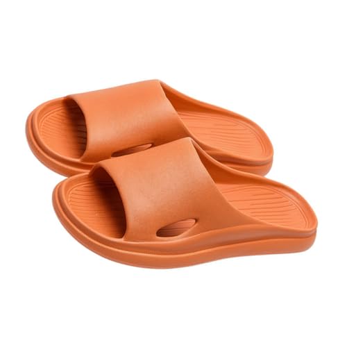 FOMIYES Hausschuhe Damen Herren Sommer Rutschfeste Badeschlappen mit Eva sohle Peep toe Design Geruchsfrei Komfortable Indoor Slippers für Zuhause Hotel Pool Leicht und Strapazierfähig von FOMIYES