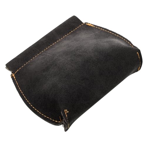 FOMIYES Herren Geldbörse Vintage Leder mit Münzfach Tragbare Brieftasche mit Automatischem Federverschluss Kompakt und Leicht für Business und Alltag Praktischer Portemonnaie Organizer in von FOMIYES