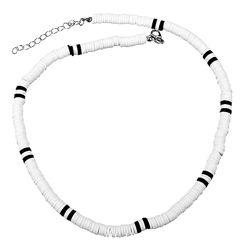 FOMIYES Herren Halskette Soft Clay Clavicle Chain Hip Hop Stil Bunte Einfache Halskette als Modisches Schmuckstück für Alltag Party und für Männer von FOMIYES