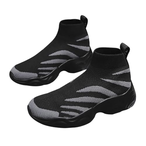 FOMIYES Herren High Top Sneaker Leicht Atmungsaktiv Frühling Sportschuhe rutschfest Strapazierfähig Alltagsschuhe für Running und Freizeit von FOMIYES
