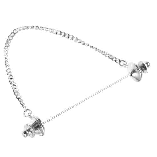 FOMIYES Kragennadel Herren Krawattennadel Metall Brosche Mit Kette Für Hemd Anstecknadel Kragensteg Für Männer Kleidung Ausschnitt von FOMIYES