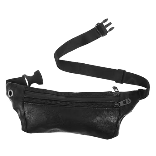 FOMIYES Herren Outdoor Hüfttasche Verstellbare Umhängetasche für Reisen Sport Freizeit mit Kopfhöreranschluss Brust oder Bauchtasche für Handy Geldbörse von FOMIYES