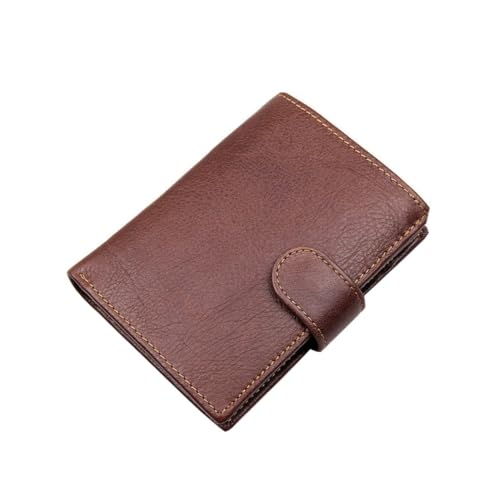 FOMIYES Lässige Bifold-geldbörse Aus Echtem Für Herren Retro-Design Mit Kartenfach Für Kreditkarten Personalausweise Und Bargeld von FOMIYES