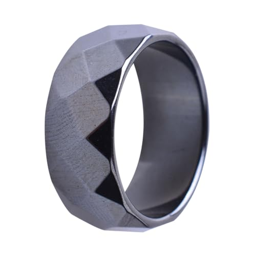 FOMIYES Herrenring Multi Facetten Design Modischer Männer Schmuck für Freunde und Vater Geburtstag von FOMIYES