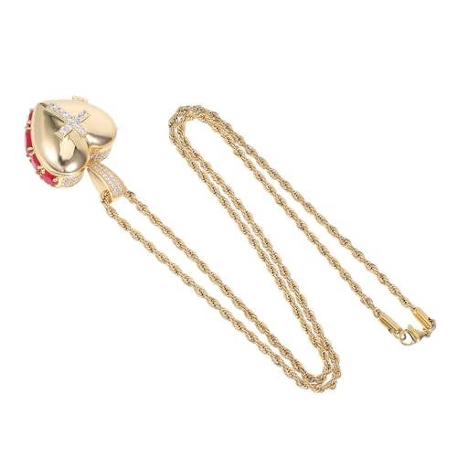 FOMIYES Herzförmige Fotogravur Medaillon Halskette mit Kreuzmotiv DIY Mehrschichtiges Herzanhänger Schmuckstück für Frauen Persönlicher Erinnerungsanhänger für Alltag und Geschenk FOMIYES Herzförmige Fotogravur Medaillon Halskette mit Kreuzmotiv DIY Mehrschichtiges Herzanhänger Schmuckstück für Frauen Persönlicher Erinnerungsanhänger für Alltag und Geschenk von FOMIYES