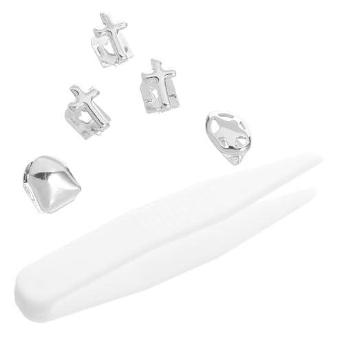 FOMIYES Hip Hop Tooth Grills mit Kreuz-design für Männer und Frauen Rapper Schmuckzubehör Passende Bequeme Halloween Zahnschmuck Caps für Party Cosplay und Alltag von FOMIYES