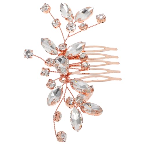 FOMIYES Eleganter Haarkamm Mit Strasssteinen Für Die Braut Mit Exquisitem Brautschmuck Für Hochzeiten Abschlussbälle Und Besondere Anlässe von FOMIYES