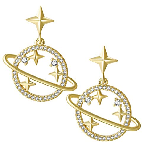 FOMIYES Planeten Ohrhänger Für Damen Aus Legierung Hohle Ohrringe Im Retro-stil Trendige Modeschmuck Ohrringe Für Alltag Und Partys Leicht Und Langlebig von FOMIYES