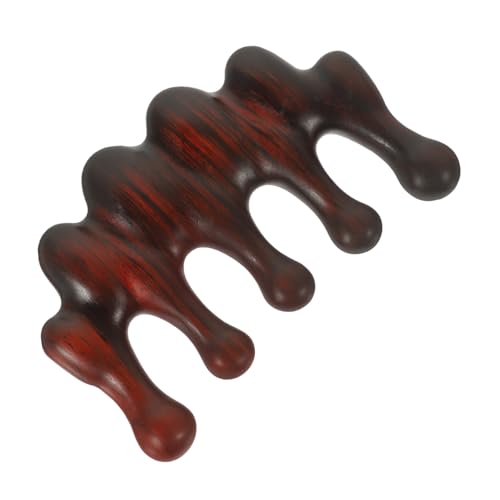 FOMIYES Holz Massagekamm für Lockiges Haar Breiter Entwirrungskamm zur Kopfhautmassage Fördert die Durchblutung und Entfernt für Männer für Zuhause von FOMIYES