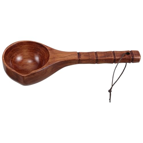 FOMIYES Holzlöffel Zum Schöpfen Von Wasser Gartenwasserkelle Sauna Wasserschöpflöffel Wasserlöffel Im Chinesischen Stil Holzschöpflöffel Saunakelle Löffel Badeschöpflöffel Mit von FOMIYES