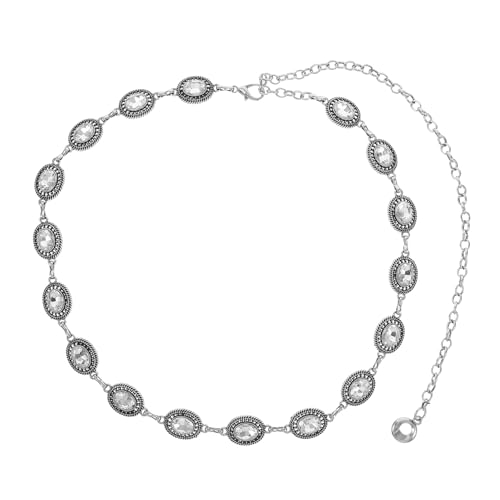FOMIYES Hüftkette Gürtel Renaissancekostüm Für Damen Taillenperlen Quastenrock Taille Perlenkette Bauchgurt Für Frauen Strasskörperkette Körperkettenglieder Hosenkette Silver Metall FOMIYES Hüftkette Gürtel Renaissancekostüm Für Damen Taillenperlen Quastenrock Taille Perlenkette Bauchgurt Für Frauen Strasskörperkette Körperkettenglieder Hosenkette Silver Metall von FOMIYES