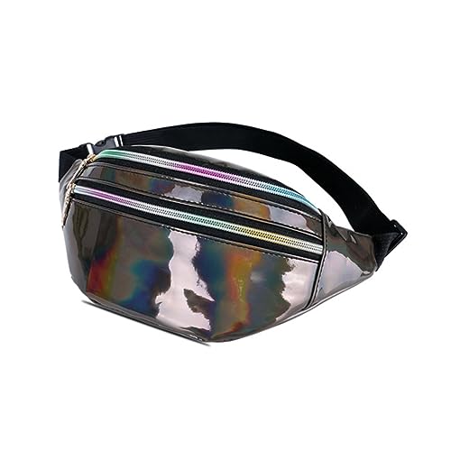 FOMIYES Hüfttasche Damen Hüfttasche Glänzende Crossbody Bag Glänzende Wasit Bag von FOMIYES