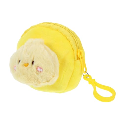 FOMIYES Hühnerplüsch-geldbörse Originelle Tasche Kleine Plüschgeldbörse Cartoon-münztasche Süße Geldbörse Kindergeldbörse Mädchengeldbörse Kleingeld-etui Tier-münzbeutel von FOMIYES