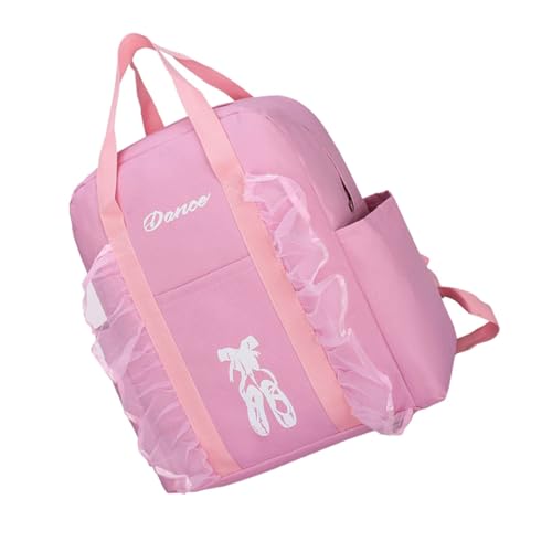FOMIYES Junge Mädchen-Ballerina-Rucksack Aus Oxford-Tuch Ballett-tanzrucksack Vielseitige Tragetasche Für Mädchen Leicht Mit Reißverschluss Für Schule Tanzunterricht Und Freizeit von FOMIYES