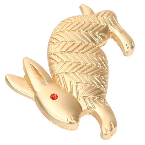 FOMIYES Kaninchen Brosche für Damen Niedliche Tier Brosche Anstecknadel für Kleidung Hüte Taschen zu Geburtstagen Feiertagen Besonderen Anlässen Einfach zu Befestigen Sicher von FOMIYES