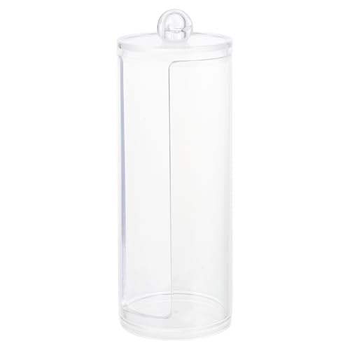 FOMIYES Kasten Aufbewahrungskiste Lipglossrohre Handtuch Halter Haartuch Make-up-pinseletui Aufbewahrungskorb Aus Rattan Mit Deckel Make-up-etui Getönt Transparent von FOMIYES