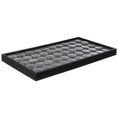 FOMIYES 50gitter Diamant-schaukasten-box Nagel-strass-organizer-box Mit Transparentem Deckel Fächer Für Nagelsteine Und Nagelglitzerflocken Zum Aufbewahren Und Präsentieren von FOMIYES