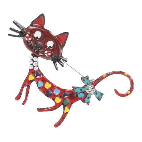 FOMIYES Katze Brosche Damen Emaille Pin Animal Dekorativ Hüftbetonend Stilvoll Langlebig Zinclegierung Modisch Vielseitig Für Kleidung Kleid Hosen FOMIYES Katze Brosche Damen Emaille Pin Animal Dekorativ Hüftbetonend Stilvoll Langlebig Zinclegierung Modisch Vielseitig Für Kleidung Kleid Hosen von FOMIYES