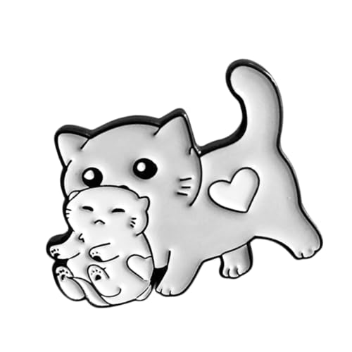 FOMIYES Kleine Cartoon Katzenbrosche Aus Legierung Tier Brosche Für Taschen Kleidung Jeans Langlebig Und Leicht von FOMIYES
