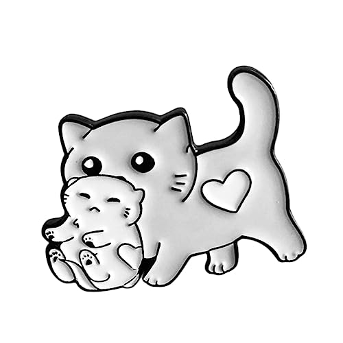 FOMIYES Katzenbrosche Cartoon-tier-design Aus Legierung Kleine Brosche Für Taschen Kleidung Jeans von FOMIYES