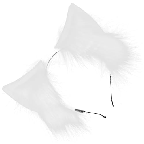 FOMIYES Katzenohren Haarband für Flauschiges Tierkopfschmuck für Cosplay Partys Halloween und Weihnachten Kostümzubehör für Mädchen von FOMIYES